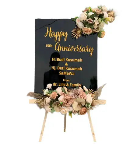 Papan Bunga Akrilik Mutiara Timur