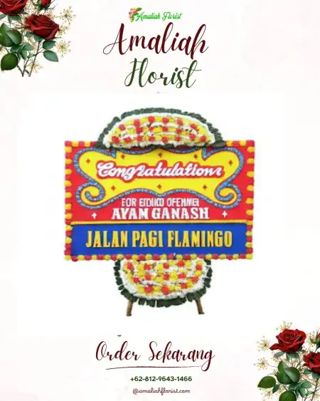Sewa Papan Bunga Mutiara Timur
